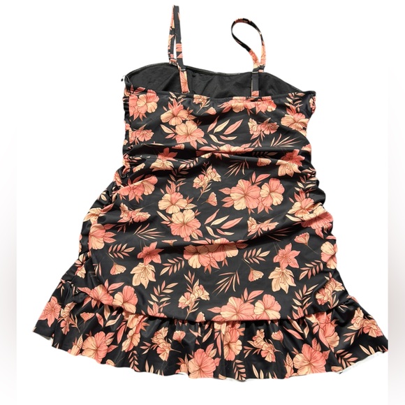 HANNAH NIKOLE womens plus size 16W modest long tankini swim top NWT - Picture 6 of 13